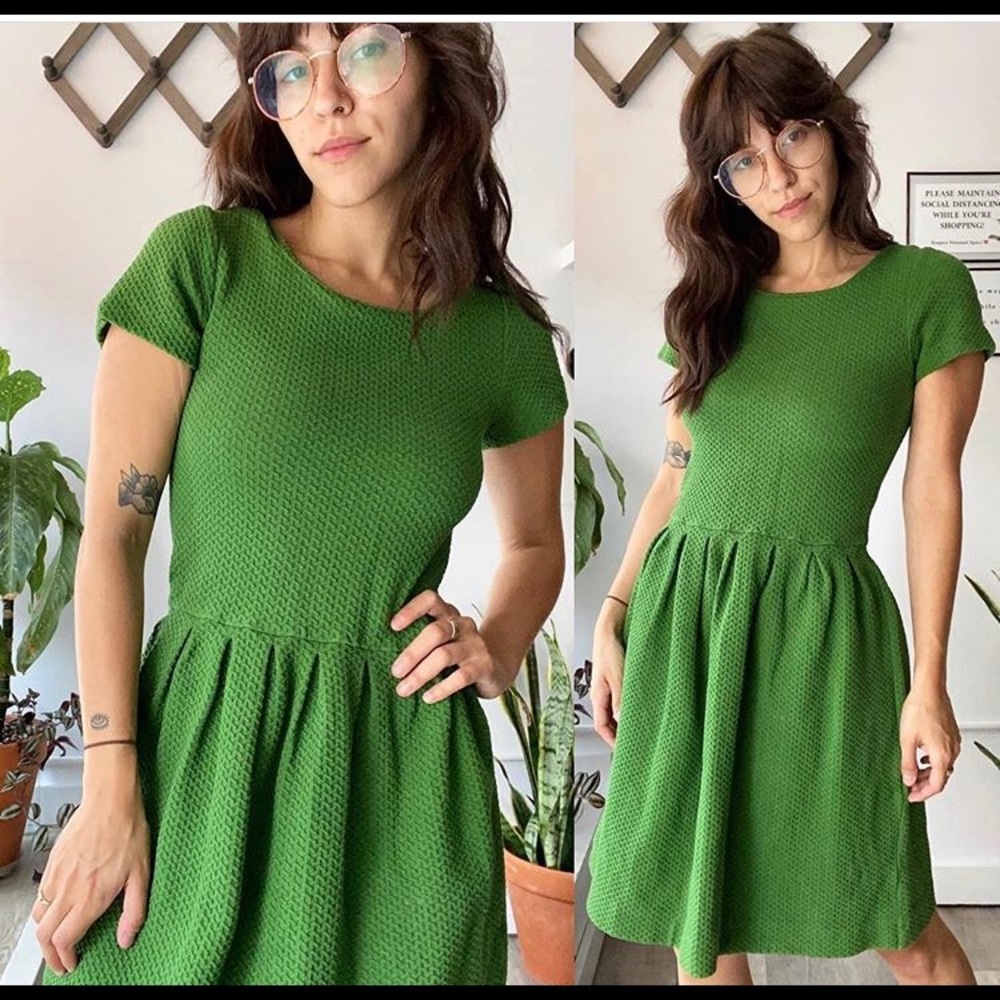 Adorable Ganni green dress
